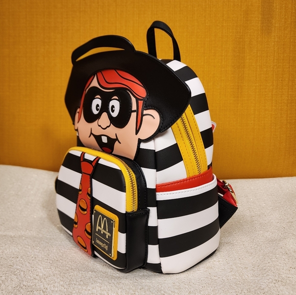 Loungefly McDonald's Hamburglar Cosplay Fast Food Character Mini Backpack NEW - Picture 9 of 14